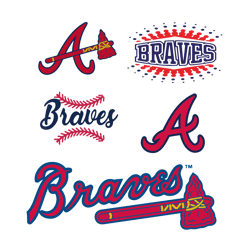 atlanta braves svg bundle atlanta braves svg atlanta braves logo svg mlb