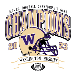 Washington Huskies Football Champions SVG