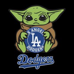 Baby Yoda Los Angeles Dodger Sport SVG Mlb Baseball Sport