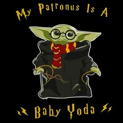 My Patronus Is A Baby Yoda SVG Files For Silhouette Files Instant Download