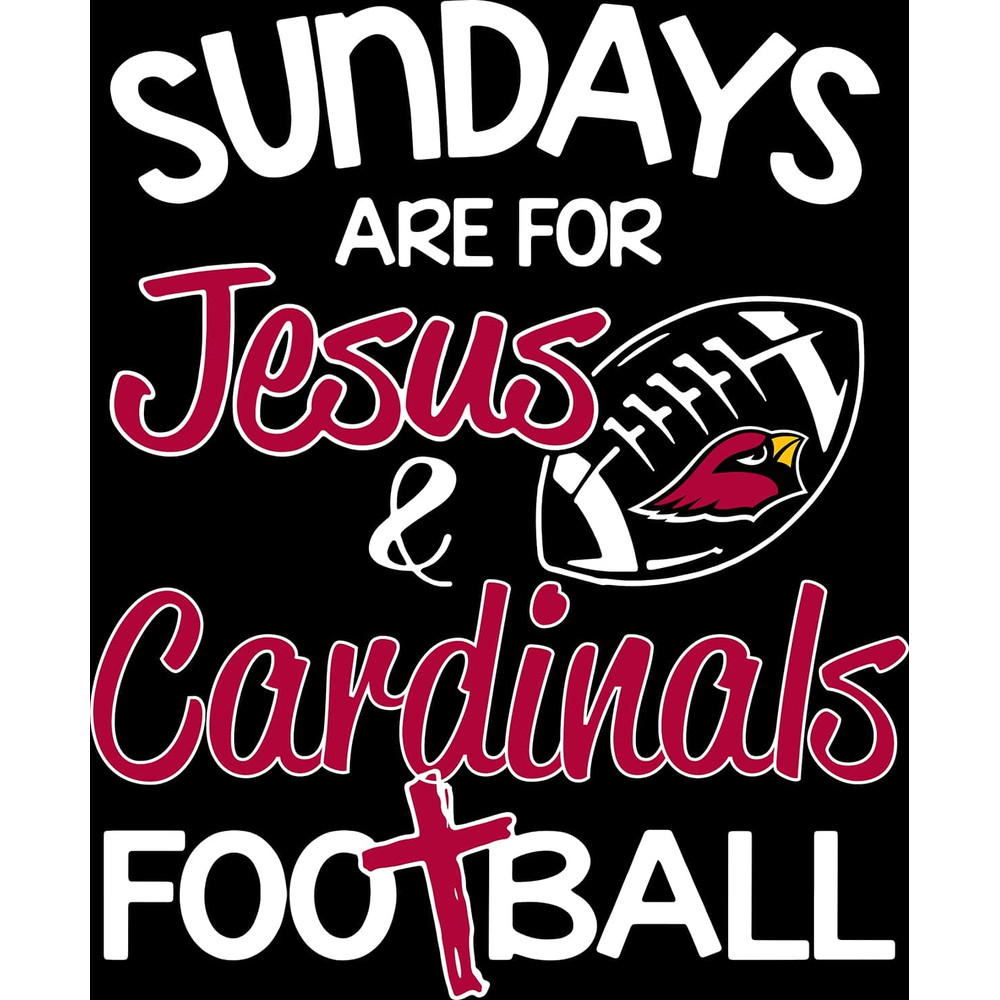 Sundays Are For Jesus & Cardinals Football SVG.jpg
