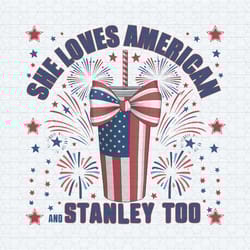coquette she loves america and stanley too png