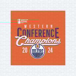 2024 western conference champions oilers hockey svg