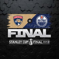 florida panthers vs edmonton oilers nhl final 2024 svg