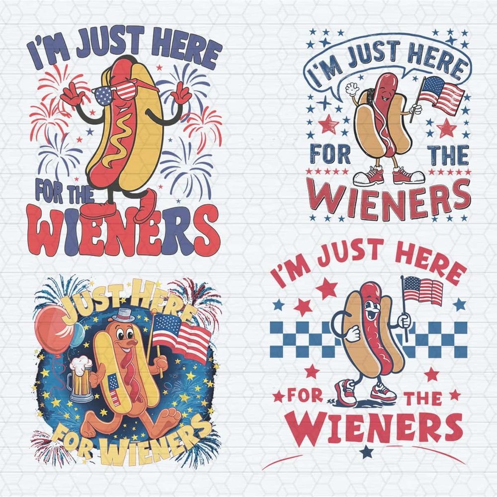I'm Just Here For The Wieners SVG PNG Bundle.jpg