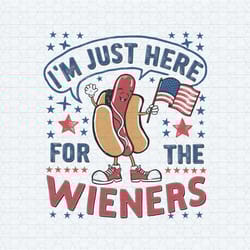 i'm just here for the wieners usa celebration png