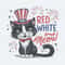 Patriotic Cat Red White And Meow PNG.jpg