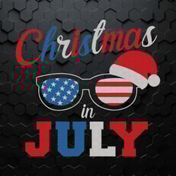 christmas in july summer xmas glasses svg