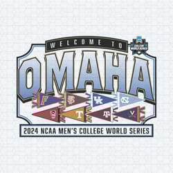 welcome to ohama 2024 mens college world series svg
