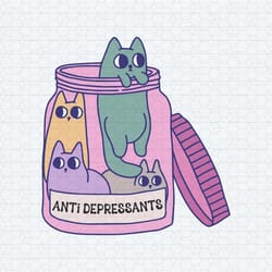 antidepressant cat mental health matter svg