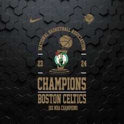 18x nba champions boston celtics svg