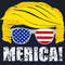 Trump Hair 4th Of July Trump Merica SVG Trump Is My Presidential SVG.jpg