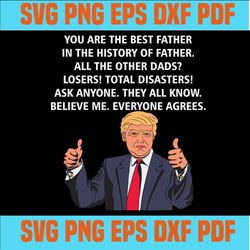 trump father's day svg father's day funny svg dad support trump