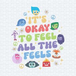 it's okay to feel all the feels disney characters png