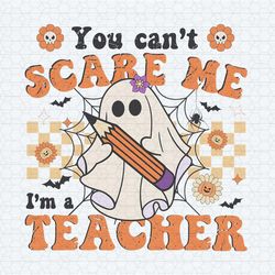 checkered you can't scare me i'm a teacher png