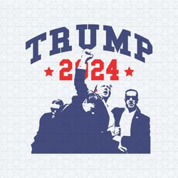 trump 2024 support for president svg