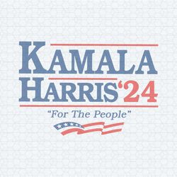 kamala harris president 2024 for the people svg