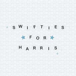 swifties for harris campaign election democrat svg