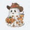 Cute Ghost Halloween Bougie Ghost Cowboy Ghost PNG.jpg