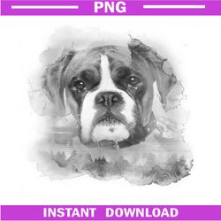 Beautiful Boxer Dog for Dog Lovers and Pet Owner PNG Download