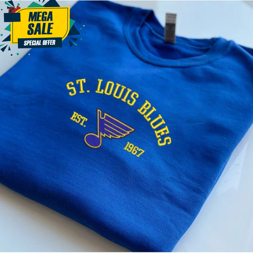 Vintage St. Louis Blues Embroidered Sweatshirt, NHL Embroidered Sweater, Embroidered NHL Shirt, Hockey Embroidered Hoodie.jpg