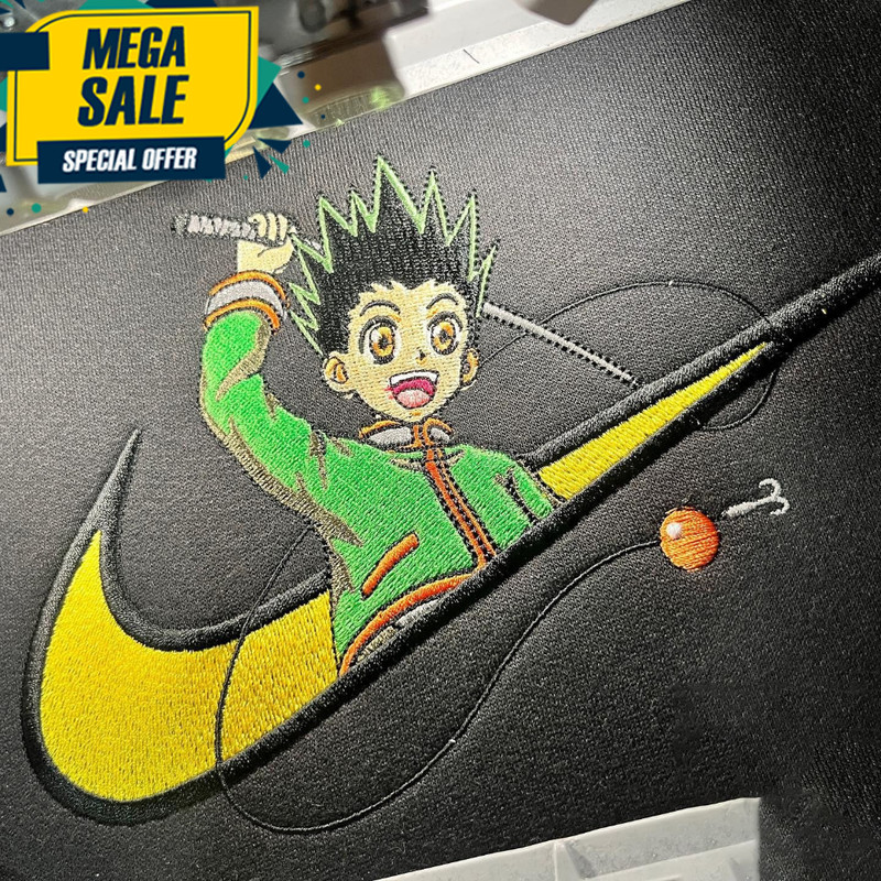 Hunter X Hunter Gon Swoosh Embroidered Anime Shirt.jpg
