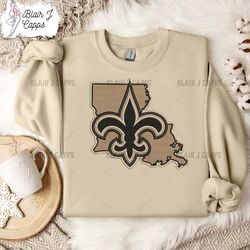 Saints Logo Embroidery Design, New Orleans Saints Football Embroidery Files, NFL Embroidery