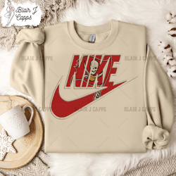 NIKE NFL Tampa Bay Buccanee, Logo Embroidery Design, NIKE NFL Logo Sport Embroidery Machine Design