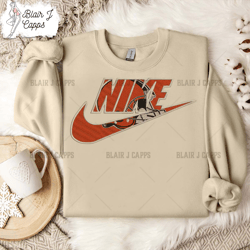 NIKE NFL Cleveland Browns, Logo Embroidery Design, NIKE NFL Logo Sport Embroidery Machine Design