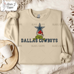 NFL Grinch Dallas Cowboys Dolphins Embroidery Design, NFL Logo Embroidery Design