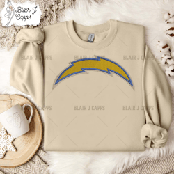 Los Angeles Chargers Logo Embroidery Design, Los Angeles Chargers NFL Logo Sport Embroidery Design