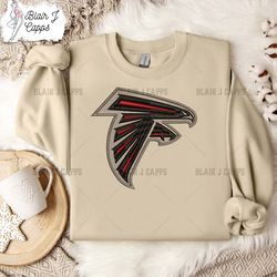 Atlanta Falcons Logo Embroidery Design, Atlanta Falcons NFL Logo Sports Embroidery Machine Design