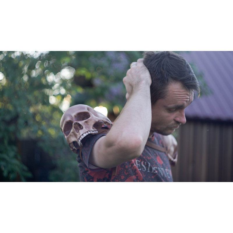 Skull Pauldrons Human Skull Shoulder Pads Fantasy Armor Cosplay Armor Celtic Leather Armor Viking Armor Larp Armor 3