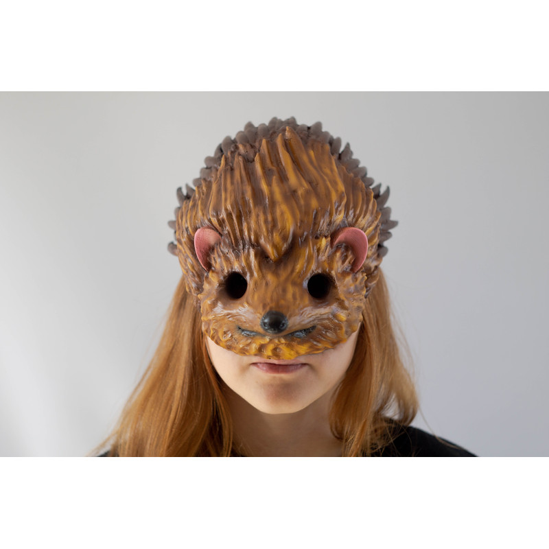 Hedgehog Mask Full Fase Lightweight 3d Printed Cute Muzzle Mask Realistic Animal Wearable Mask For 0