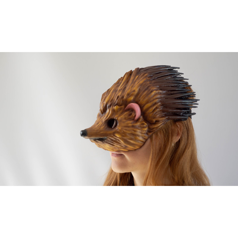 Hedgehog Mask Full Fase Lightweight 3d Printed Cute Muzzle Mask Realistic Animal Wearable Mask For 1
