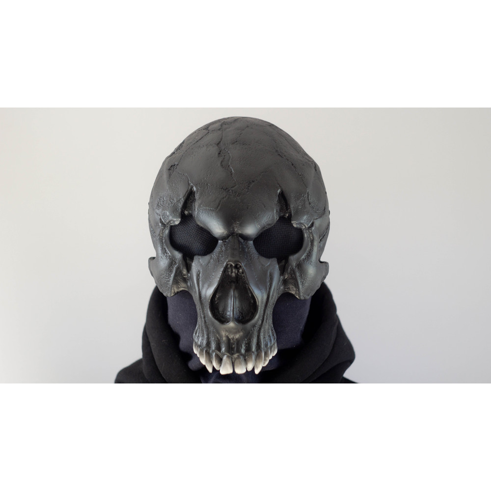 Black Balaclava Mask Monster Mask Demon Skull Biker Mask Halloween Mask Scary Custom Cosplay Mask C 6