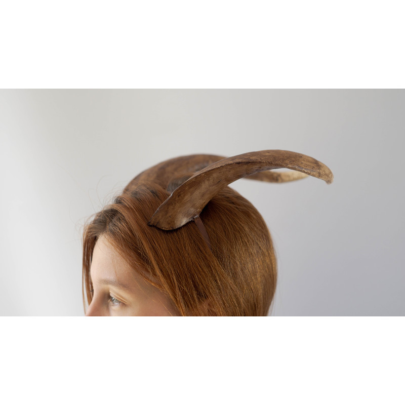 Tiefling Horns Brown Devil Horns Dragon Horns Glow In The Dark Accessories Horns Headband Fantasy C 2