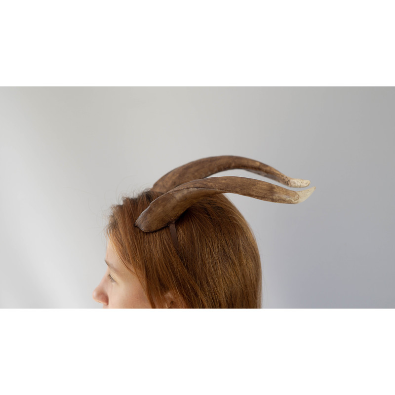 Tiefling Horns Brown Devil Horns Dragon Horns Glow In The Dark Accessories Horns Headband Fantasy C 3