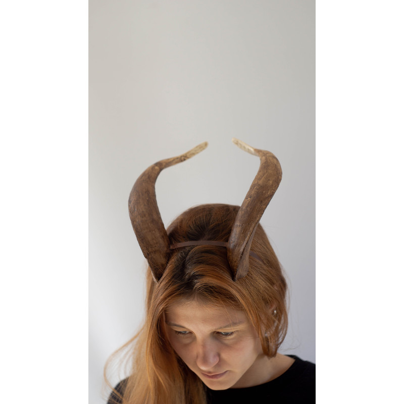 Tiefling Horns Brown Devil Horns Dragon Horns Glow In The Dark Accessories Horns Headband Fantasy C 5