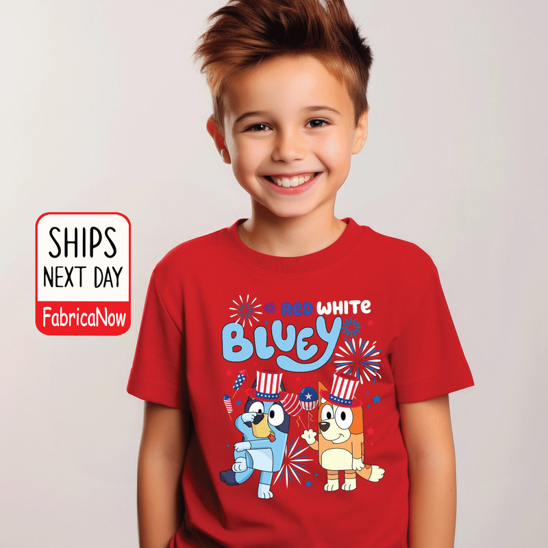 4th of July Shirt, Independence Day T-shirt, Custom Names Shirt, Patriotic 4th of July T-shirt for Independence Day, Blue Family Shirt.jpg