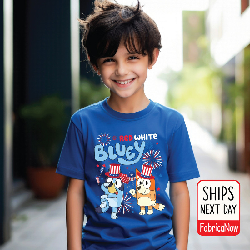 4th of July Shirt, Independence Day T-shirt, Custom Names Shirt, Patriotic 4th of July T-shirt for Independence Day, Blue Family Shirts.jpg