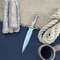 Handmade Fairbairn Sykes Knife With Case Deer Antler Knife Hunting Knife  Double Edge Knife Father  0