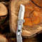 Folding Knife Hand Engraved D2 Steel Pocket Knife Camping Knife Handmade Hunting Knife Best Gifts F 3