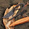 Medieval Knife With Awl  Sheath VikingCelts Handforged 604EA 0