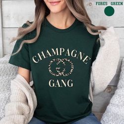 champagne gang shirt, bride bridesmaid gift for her, bachelorette party, mimosa sunday brunch sweatshirt, date night, gi