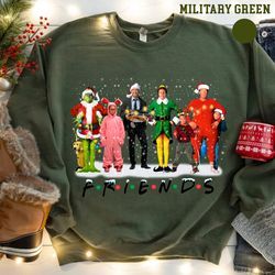 christmas movie sweatshirt, christmas movies characters shirt, christmas t-shirt, vintage movie sweater, winter hoodie,