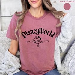disneyworld est 1971 mickey shirt, mickey tshirt, disneyland holiday vacation tee shirt, disney retro shirt, christmas g