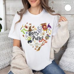 hp sweatshirt heart, universal studios shirt, hogwarts wizard shirt, hp shirt, pottery witch heart valentine shirt-1