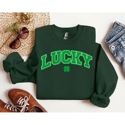 lucky sweatshirt, st patricks day sweater, st patrick's day shirt, st patrick's day t-shirt, christian shirt, lucky bles