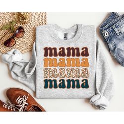 mama sweatshirt, buffalo plaid mama sweatshirt, cow pattern mama hoodie, western mama sweatshirt, mom to be sweatshirt,